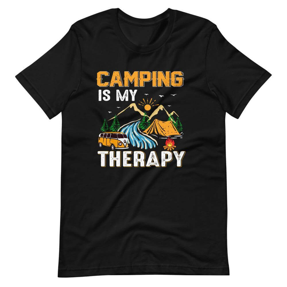 Camping Is My Therapy T-Shirt-Shirt Flavor