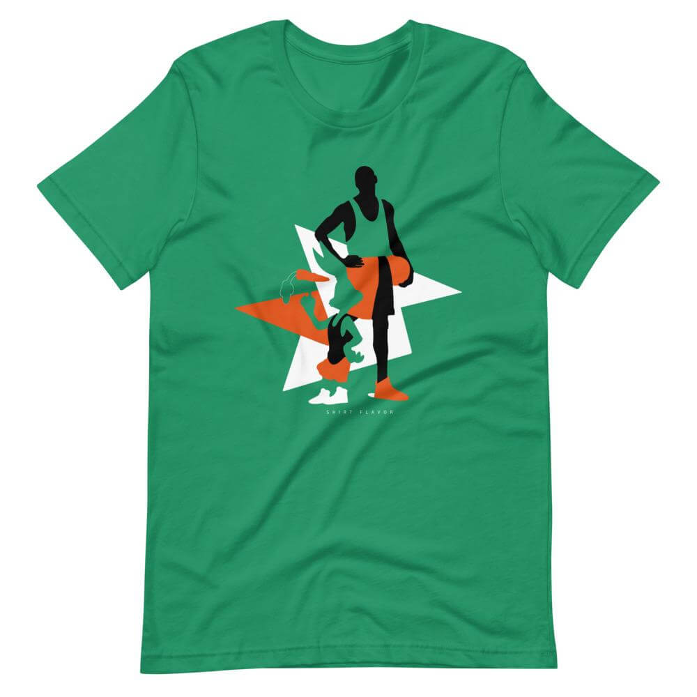 MJ & Bugs Green T-Shirt-Shirt Flavor