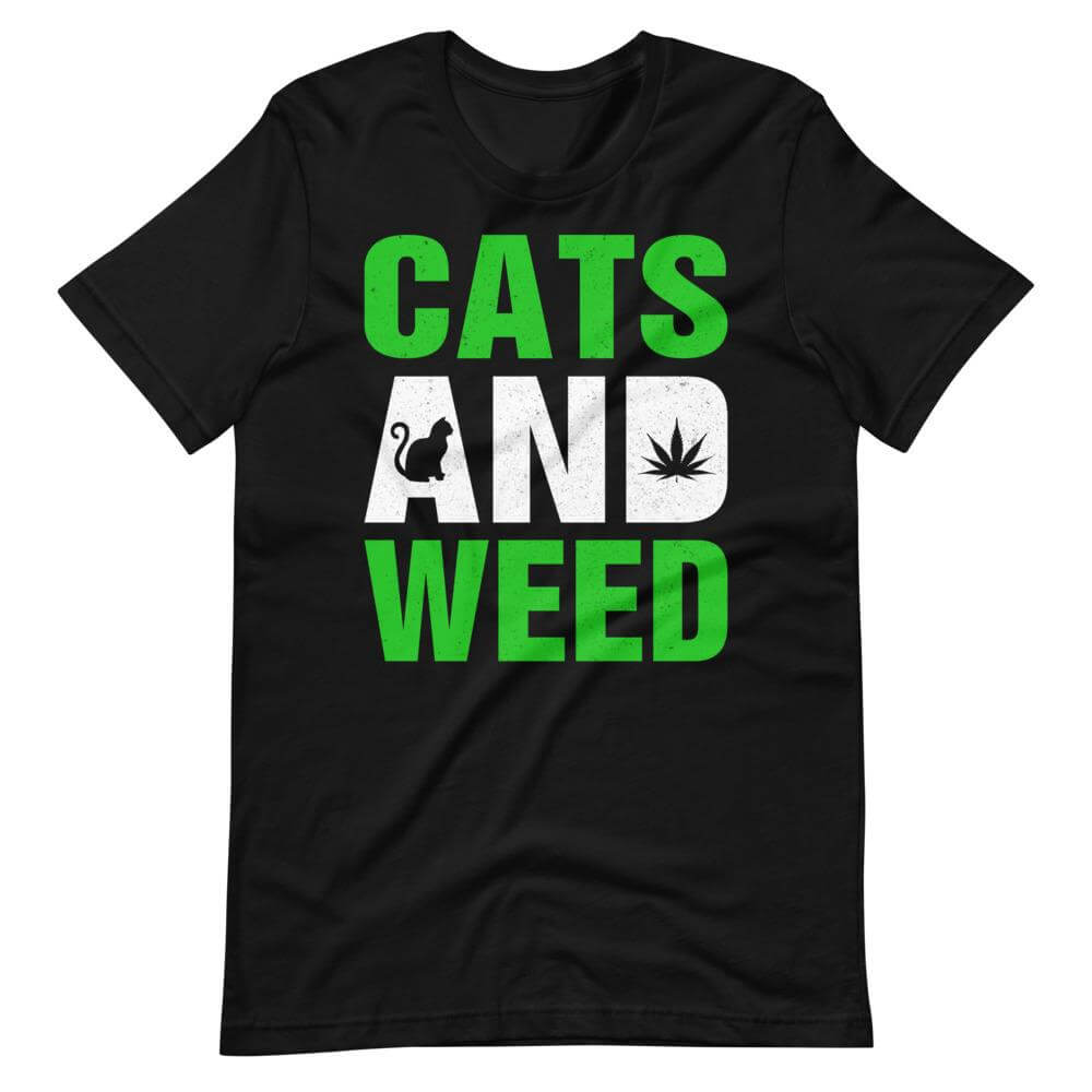 Cats And Weed T-Shirt-Shirt Flavor