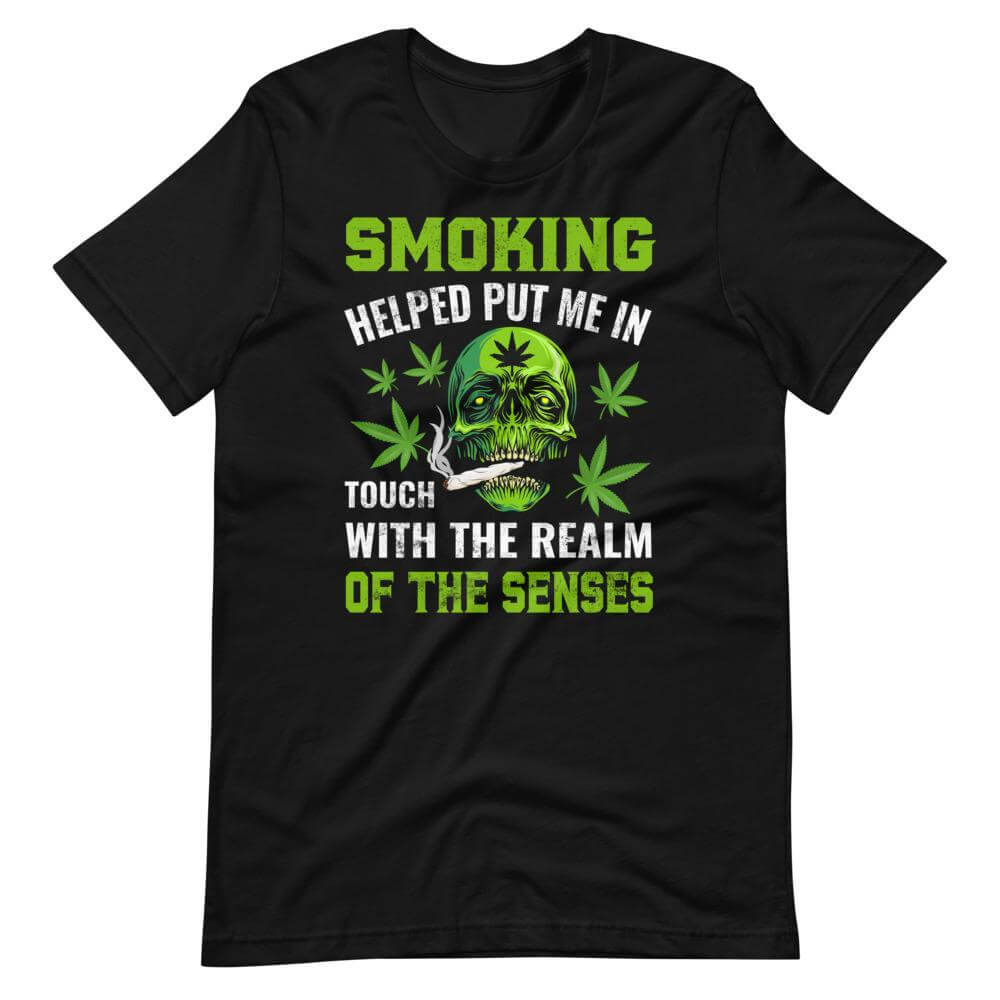 Smoking Helped T-Shirt-Shirt Flavor