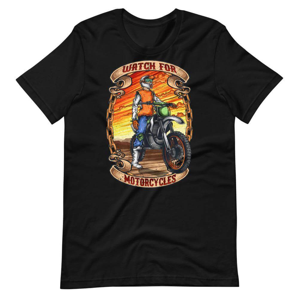 Watch For Motorcycles T-Shirt-Shirt Flavor